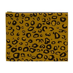 Golden Leopard Cosmetic Bag (xl)