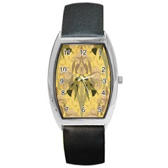 Art Nouveau Barrel Style Metal Watch by NouveauDesign