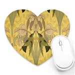 Art nouveau Heart Mousepads Front