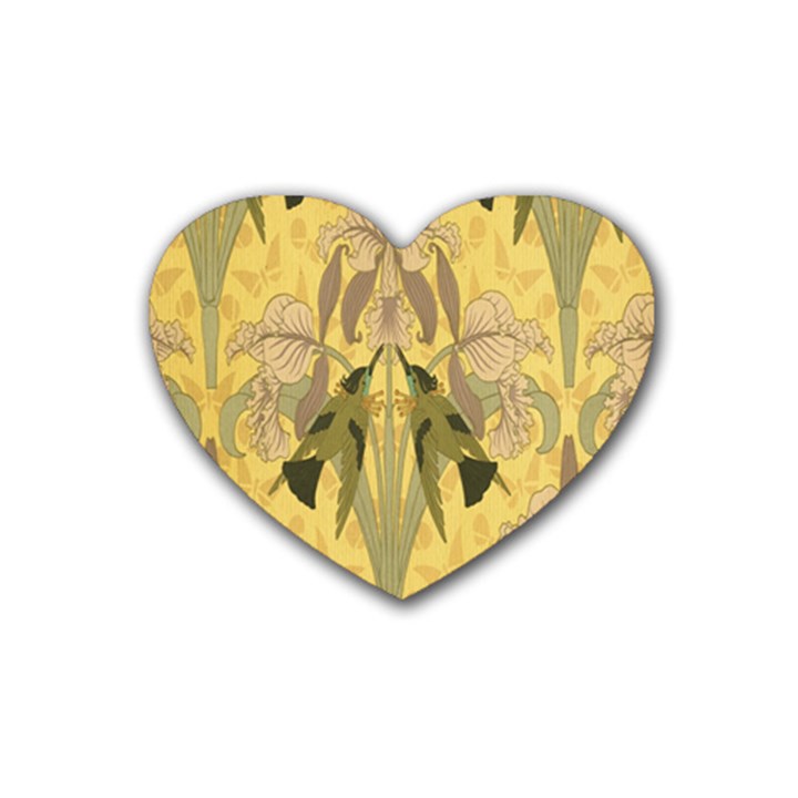 Art nouveau Heart Coaster (4 pack) 