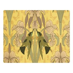 Art Nouveau Double Sided Flano Blanket (large)  by NouveauDesign