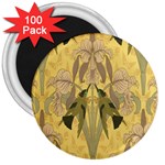 Art nouveau 3  Magnets (100 pack) Front