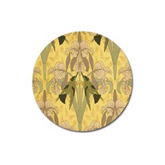 Art Nouveau Magnet 3  (round) by NouveauDesign