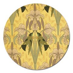 Art Nouveau Magnet 5  (round) by NouveauDesign