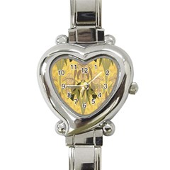 Art Nouveau Heart Italian Charm Watch by NouveauDesign