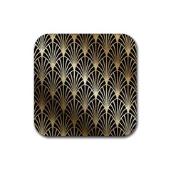 Art Deco Rubber Coaster (square)  by NouveauDesign