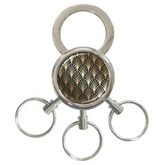 Art Deco 3-ring Key Chains by NouveauDesign