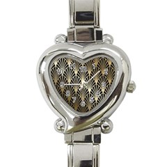 Art Deco Heart Italian Charm Watch by NouveauDesign