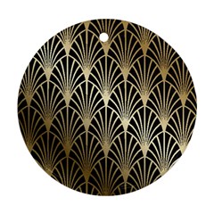 Art Deco Round Ornament (two Sides) by NouveauDesign