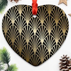 Art Deco Heart Ornament (two Sides) by NouveauDesign