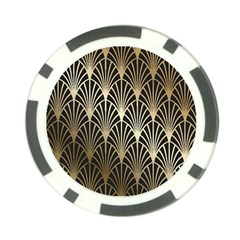 Art Deco Poker Chip Card Guard (10 Pack) by NouveauDesign