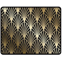 Art Deco Fleece Blanket (medium)  by NouveauDesign