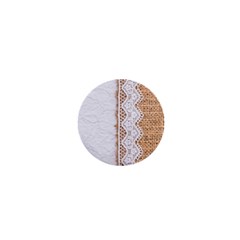 Parchement,lace And Burlap 1  Mini Buttons by NouveauDesign