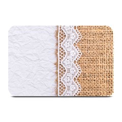 Parchement,lace And Burlap Plate Mats by NouveauDesign