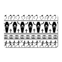 Halloween Pattern Magnet (rectangular) by ValentinaDesign