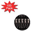 Halloween pattern 1  Mini Buttons (100 pack)  Front