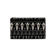 Halloween Pattern Cosmetic Bag (small)  by ValentinaDesign