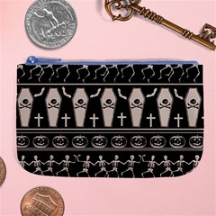 Halloween Pattern Large Coin Purse by ValentinaDesign