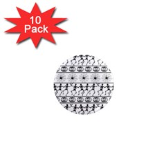 Halloween Pattern 1  Mini Magnet (10 Pack)  by ValentinaDesign