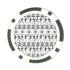 Halloween Pattern Poker Chip Card Guard by ValentinaDesign