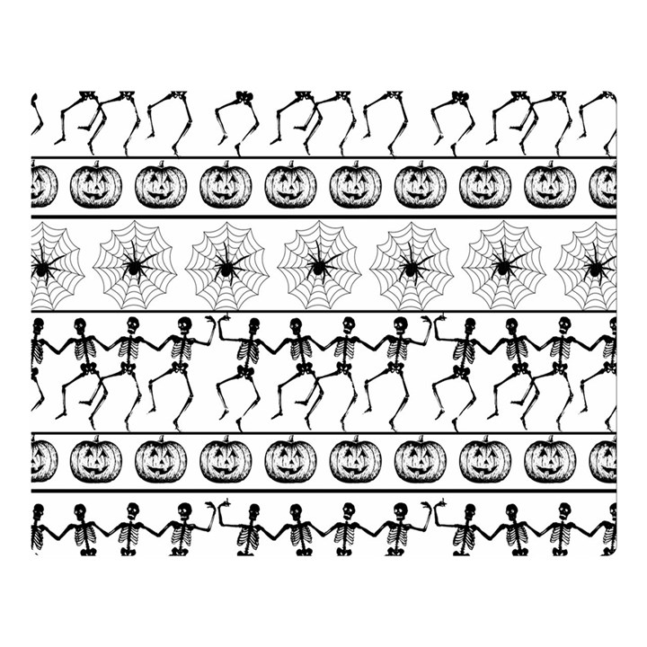 Halloween pattern Double Sided Flano Blanket (Large) 