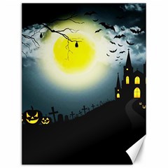 Halloween Landscape Canvas 12  X 16   by ValentinaDesign