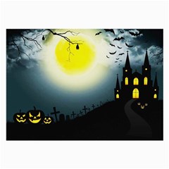 Halloween Landscape Large Glasses Cloth by ValentinaDesign