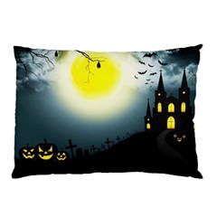 Halloween Landscape Pillow Case by ValentinaDesign