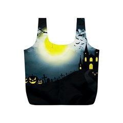 Halloween Landscape Full Print Recycle Bags (s)  by ValentinaDesign