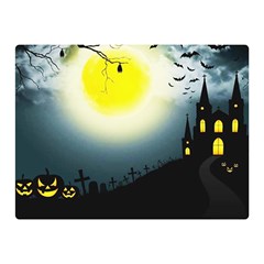 Halloween Landscape Double Sided Flano Blanket (mini)  by ValentinaDesign