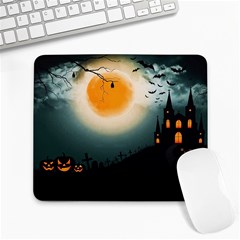 Halloween landscape Large Mousepads