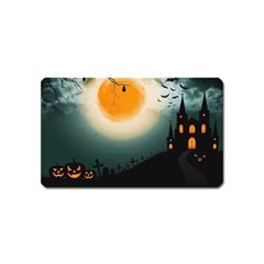 Halloween landscape Magnet (Name Card)