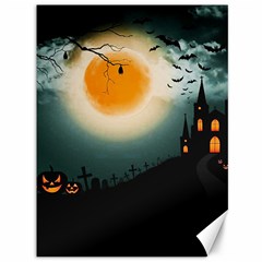 Halloween landscape Canvas 36  x 48  