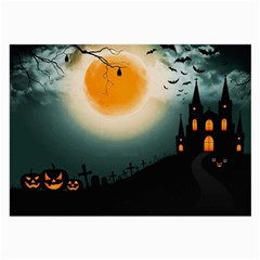 Halloween landscape Large Glasses Cloth (2-Side)