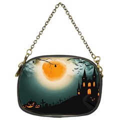 Halloween landscape Chain Purses (One Side) 