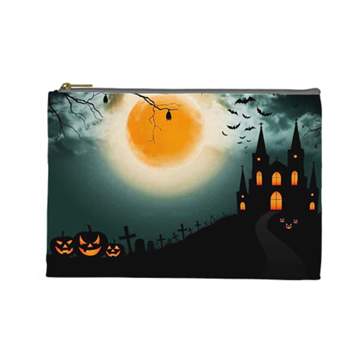 Halloween landscape Cosmetic Bag (Large) 