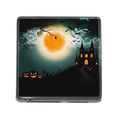 Halloween Landscape Memory Card Reader (square) by ValentinaDesign