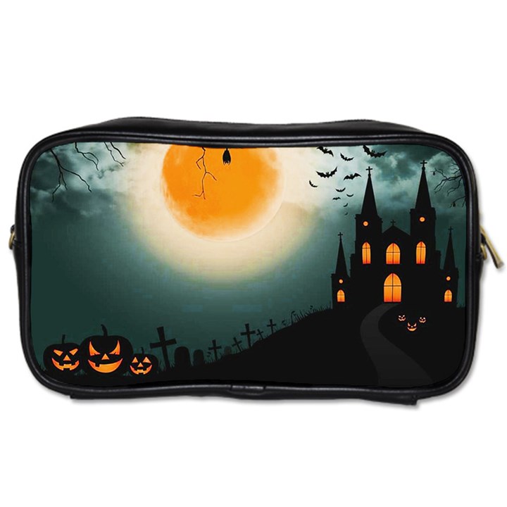 Halloween landscape Toiletries Bags 2-Side