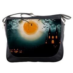 Halloween landscape Messenger Bags