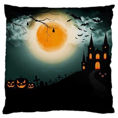 Halloween landscape Large Cushion Case (One Side)