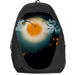 Halloween Landscape Backpack Bag by ValentinaDesign