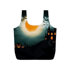 Halloween landscape Full Print Recycle Bags (S) 