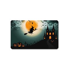 Halloween Landscape Magnet (name Card) by ValentinaDesign