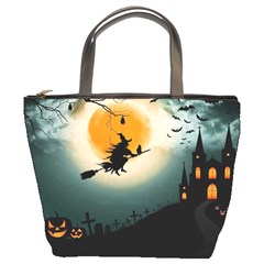 Halloween Landscape Bucket Bags by ValentinaDesign