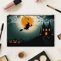 Halloween Landscape Cosmetic Bag (large)  by ValentinaDesign