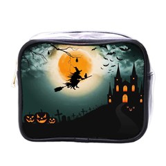 Halloween Landscape Mini Toiletries Bags by ValentinaDesign