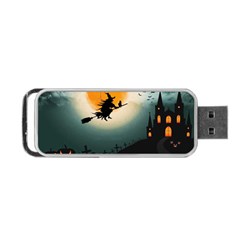 Halloween Landscape Portable Usb Flash (one Side) by ValentinaDesign