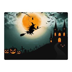 Halloween Landscape Double Sided Flano Blanket (mini)  by ValentinaDesign