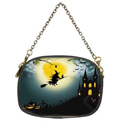 Halloween Landscape Chain Purses (two Sides)  by ValentinaDesign