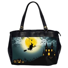 Halloween Landscape Office Handbags (2 Sides)  by ValentinaDesign